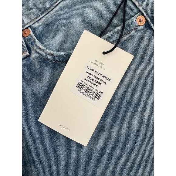 NWT Citizens of Humanity Olivia 29” High Rise Slim Jeans in Santorini Size 28 - Picture 5 of 10